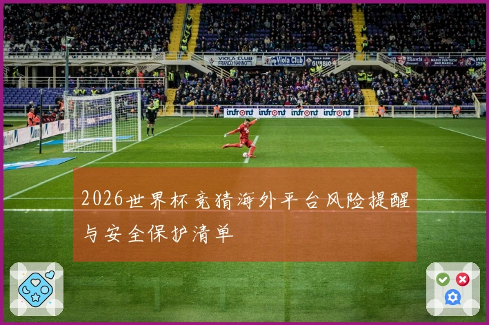 2026世界杯竞猜海外平台风险提醒与安全保护清单